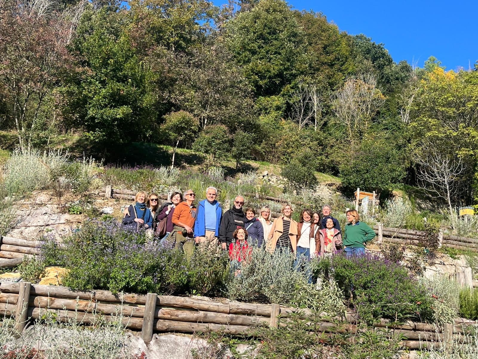 The walk through the "Wood of joy"